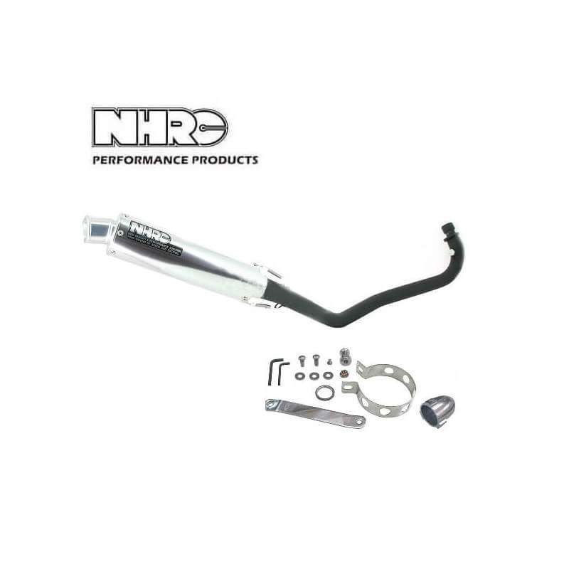 Echappement NHRC Bas Alu tube noir 