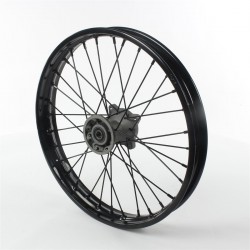 Jante AV 14p moyeu Racing noir