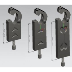 Pontets Alu CNC hauteur...